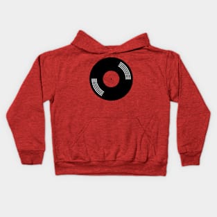 Vinyl Record Kids Hoodie